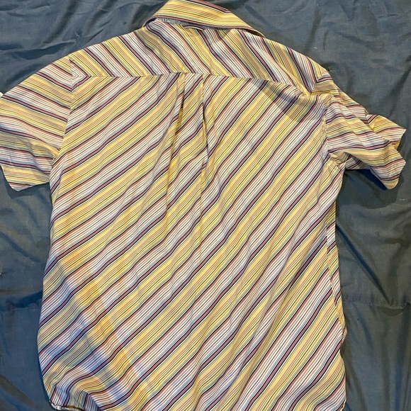 Vintage Striped Tommy Hilfiger Button Up T-Shirt - Picture 5 of 6